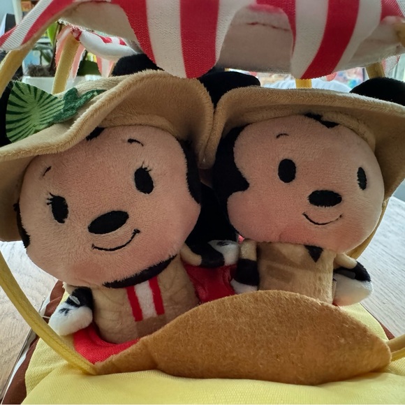 NWT Hallmark and Disney! Itty Bitty’s Jungle Cruise Plush with Mickey and Minnie - Picture 2 of 9